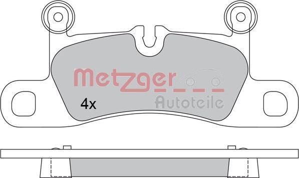 Metzger 1170523 - Bremžu uzliku kompl., Disku bremzes autodraugiem.lv