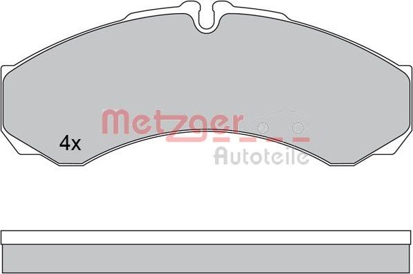 Metzger 1170608 - Bremžu uzliku kompl., Disku bremzes autodraugiem.lv