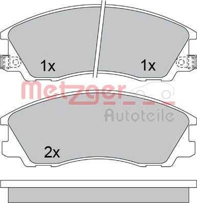 Japanparts PA-H06MK - Bremžu uzliku kompl., Disku bremzes autodraugiem.lv