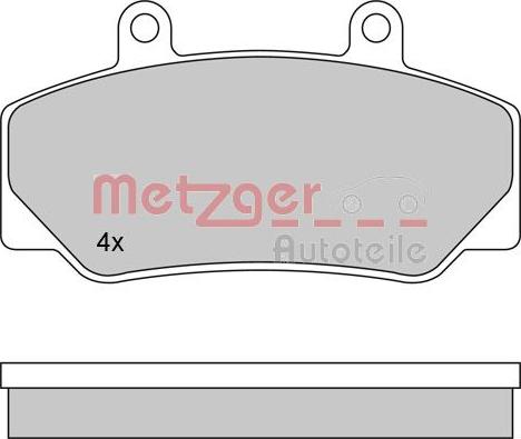 Metzger 1170094 - Bremžu uzliku kompl., Disku bremzes autodraugiem.lv