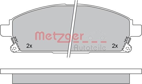 Metzger 1170159 - Bremžu uzliku kompl., Disku bremzes autodraugiem.lv
