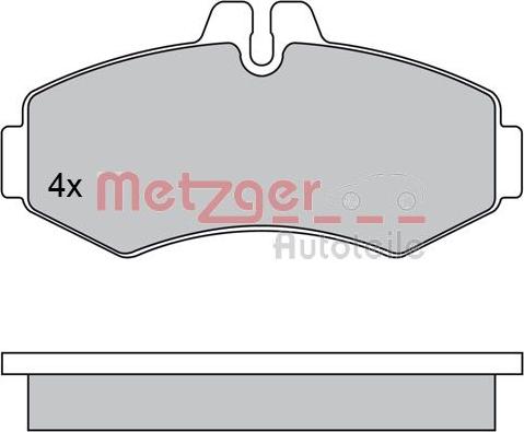 Metzger 1170303 - Bremžu uzliku kompl., Disku bremzes autodraugiem.lv