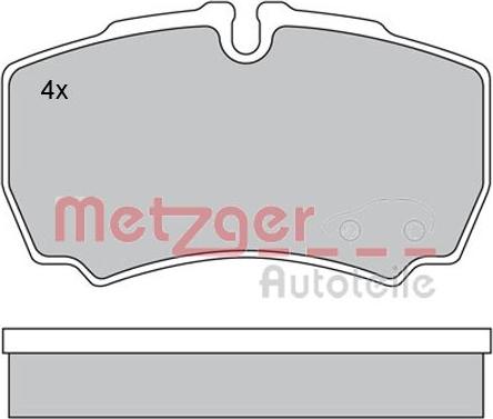 Metzger 1170226 - Bremžu uzliku kompl., Disku bremzes autodraugiem.lv