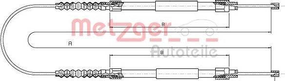 Metzger 1171.11 - Trose, Stāvbremžu sistēma autodraugiem.lv