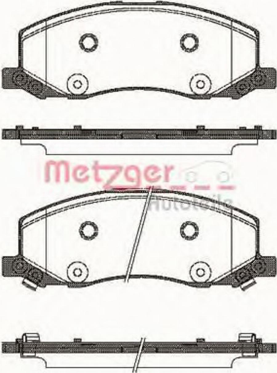 Metzger 138602 - Bremžu uzliku kompl., Disku bremzes autodraugiem.lv