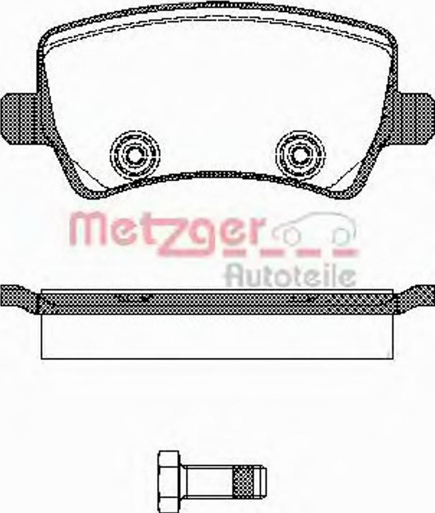 Metzger 123600 - Bremžu uzliku kompl., Disku bremzes autodraugiem.lv