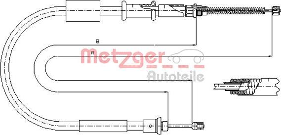 Metzger 321.6 - Trose, Stāvbremžu sistēma autodraugiem.lv