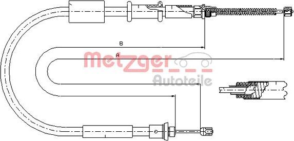 Metzger 321.7 - Trose, Stāvbremžu sistēma autodraugiem.lv