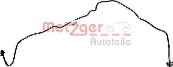 Metzger 2420504 - Radiatora cauruļvads autodraugiem.lv