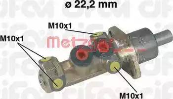 Metzger 202-387 - Galvenais bremžu cilindrs autodraugiem.lv