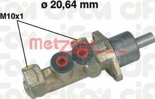 Metzger 202-242 - Galvenais bremžu cilindrs autodraugiem.lv