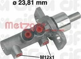 Metzger 202-260 - Galvenais bremžu cilindrs autodraugiem.lv