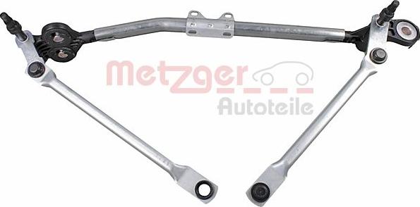 Metzger 2190982 - Stiklu tīrītāja sviru un stiepņu sistēma autodraugiem.lv