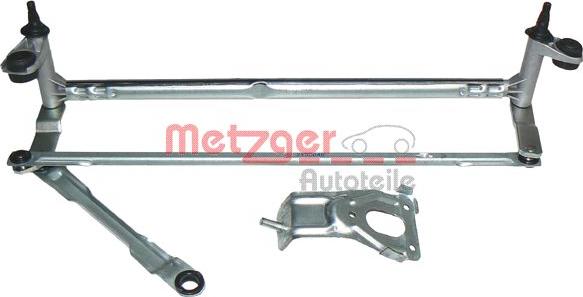 Metzger 2190040 - Stiklu tīrītāja sviru un stiepņu sistēma autodraugiem.lv