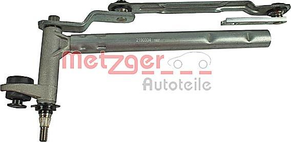 Metzger 2190334 - Stiklu tīrītāja sviru un stiepņu sistēma autodraugiem.lv