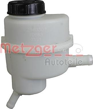 Metzger 2140307 - Kompensācijas tvertne, Stūres past. hidrauliskā eļļa autodraugiem.lv