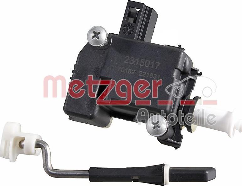 Metzger 2315017 - Regulēšanas elements, Centrālā atslēga autodraugiem.lv
