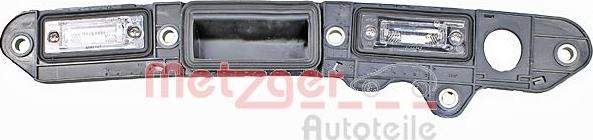Metzger 2310616 - Aizmugurējo durvju rokturis autodraugiem.lv