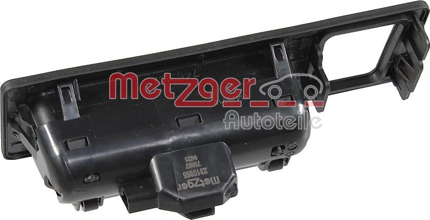 Metzger 2310855 - Aizmugurējo durvju rokturis autodraugiem.lv