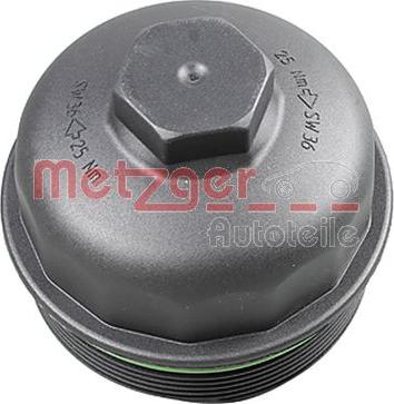 Metzger 2370071 - Vāks, Eļļas filtra korpuss autodraugiem.lv