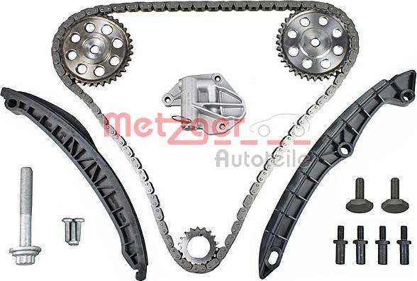 Metzger 7490026 - Sadales vārpstas piedziņas ķēdes komplekts autodraugiem.lv