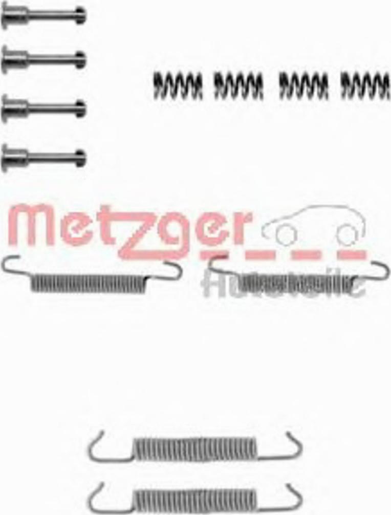 Metzger CR 621 - Piederumu komplekts, Stāvbremzes mehānisma bremžu loks autodraugiem.lv