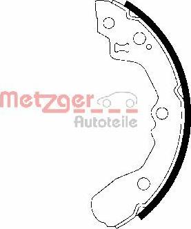 Metzger MG 949 - Bremžu loku komplekts autodraugiem.lv