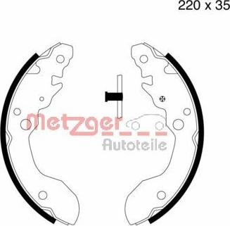 Metzger MG 668 - Bremžu loku komplekts autodraugiem.lv