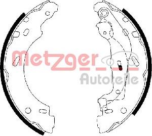 Metzger MG 112 - Bremžu loku komplekts autodraugiem.lv