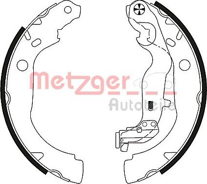 Metzger MG 131 - Bremžu loku komplekts autodraugiem.lv