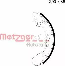 Metzger MG 812 - Bremžu loku komplekts autodraugiem.lv