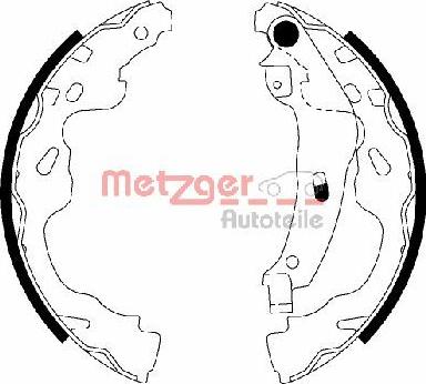 Metzger MG 209 - Bremžu loku komplekts autodraugiem.lv