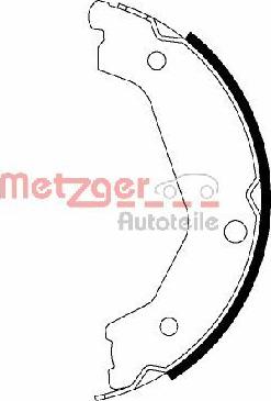 Metzger MG 206 - Bremžu loku kompl., Stāvbremze autodraugiem.lv