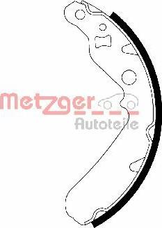 Metzger MG 202 - Bremžu loku komplekts autodraugiem.lv