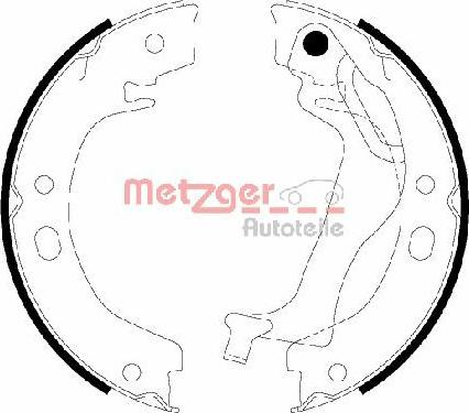 Metzger MG 212 - Bremžu loku kompl., Stāvbremze autodraugiem.lv