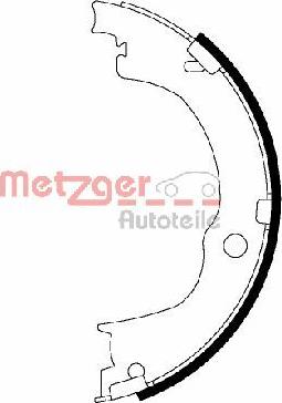 Metzger MG 230 - Bremžu loku kompl., Stāvbremze autodraugiem.lv