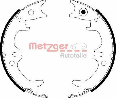 Metzger MG 220 - Bremžu loku kompl., Stāvbremze autodraugiem.lv