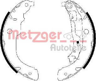 Metzger MG 222 - Bremžu loku komplekts autodraugiem.lv