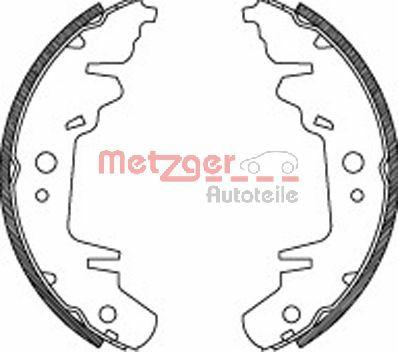 Metzger MG 718 - Bremžu loku komplekts autodraugiem.lv