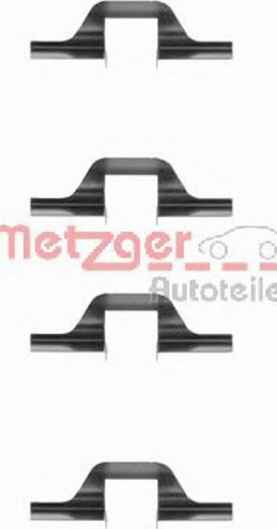 Metzger Z 1263 - Piederumu komplekts, Disku bremžu uzlikas autodraugiem.lv