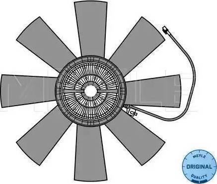 Meyle 814 234 0002 - Ventilators, Motora dzesēšanas sistēma autodraugiem.lv