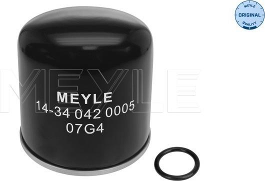Meyle 14-34 042 0005 - Патрон осушителя воздуха, пневматическая система autodraugiem.lv