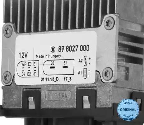 Meyle 100 880 0025 - Vadības bloks, Elektroventilators (Motora dzesēšana) autodraugiem.lv