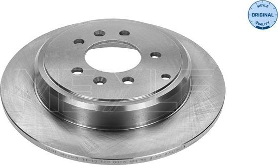 Meyle 11-15 523 0033 - Bremžu diski autodraugiem.lv