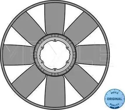 Meyle 234 232 0012 - Ventilatora darba rats, Motora dzesēšanas sistēma autodraugiem.lv
