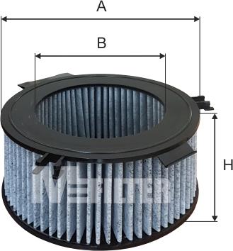 Mfilter A 958C - Filtrs, Salona telpas gaiss autodraugiem.lv