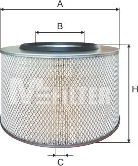 Mfilter A 330 - Gaisa filtrs autodraugiem.lv