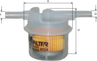 Mfilter BF 04 - Degvielas filtrs autodraugiem.lv
