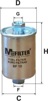Mfilter BF 10 - Degvielas filtrs autodraugiem.lv
