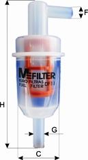 Mfilter DF 11 - Degvielas filtrs autodraugiem.lv